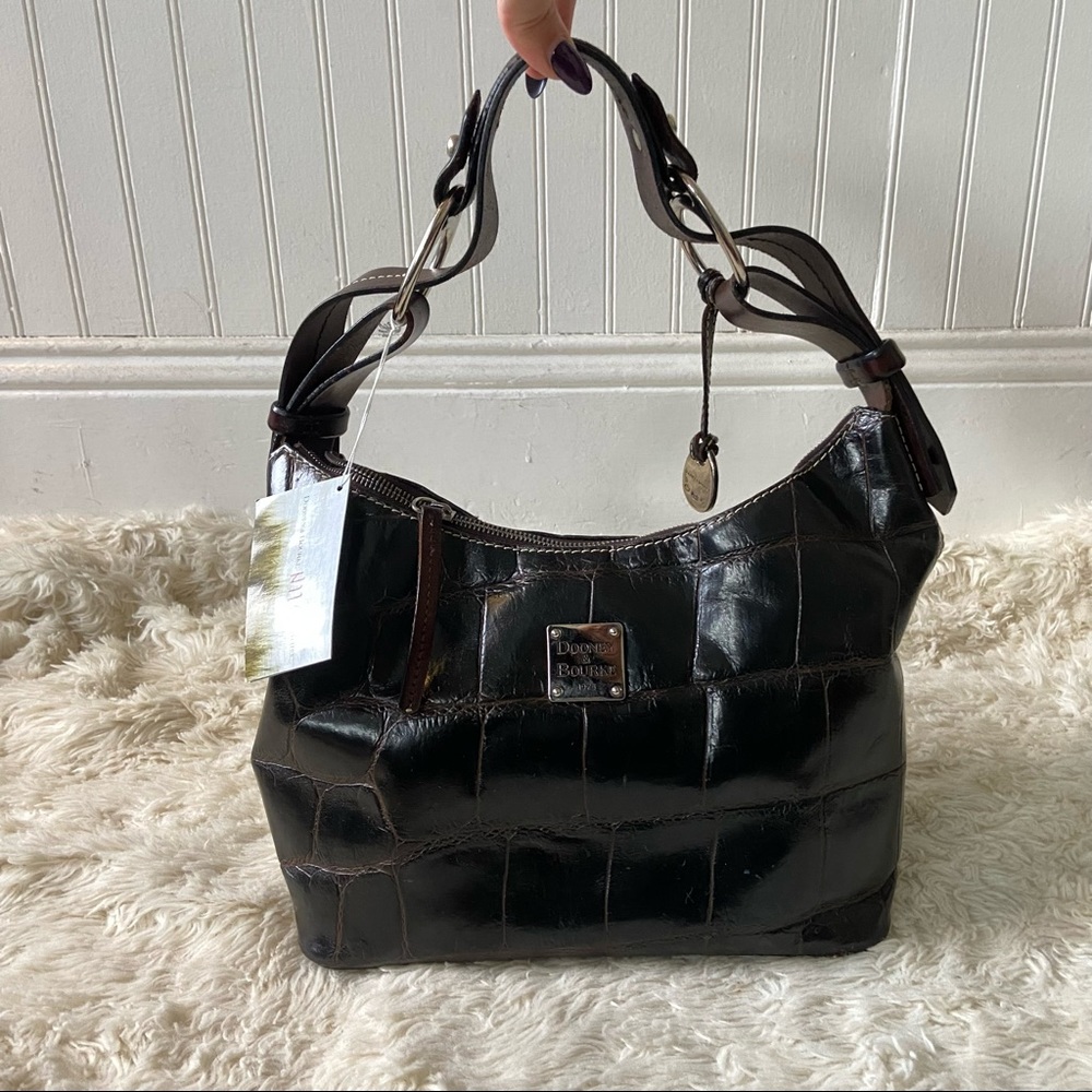 SOLD ON MERCARI Dooney and Burke Nile Collection slouchy purse